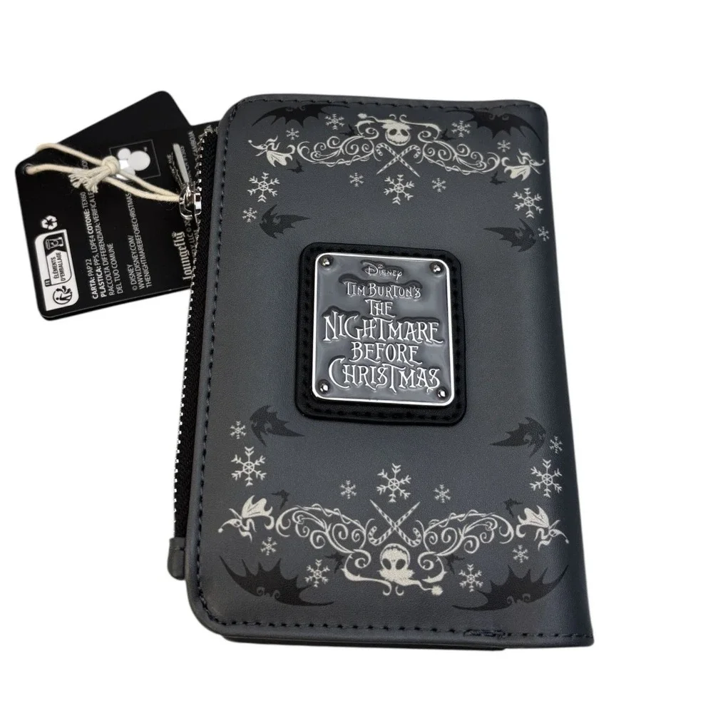 Loungefly Disney Wallet Nightmare Before Christmas Snow Globe Glow NWT‎